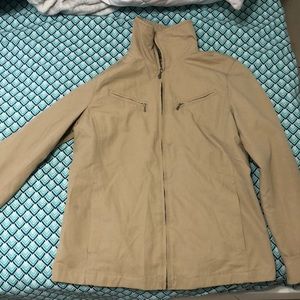 Zip Up Khaki Jacket